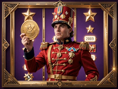 Major Millions Microgaming Jackpot Slot mit General und Goldm&uuml;nze